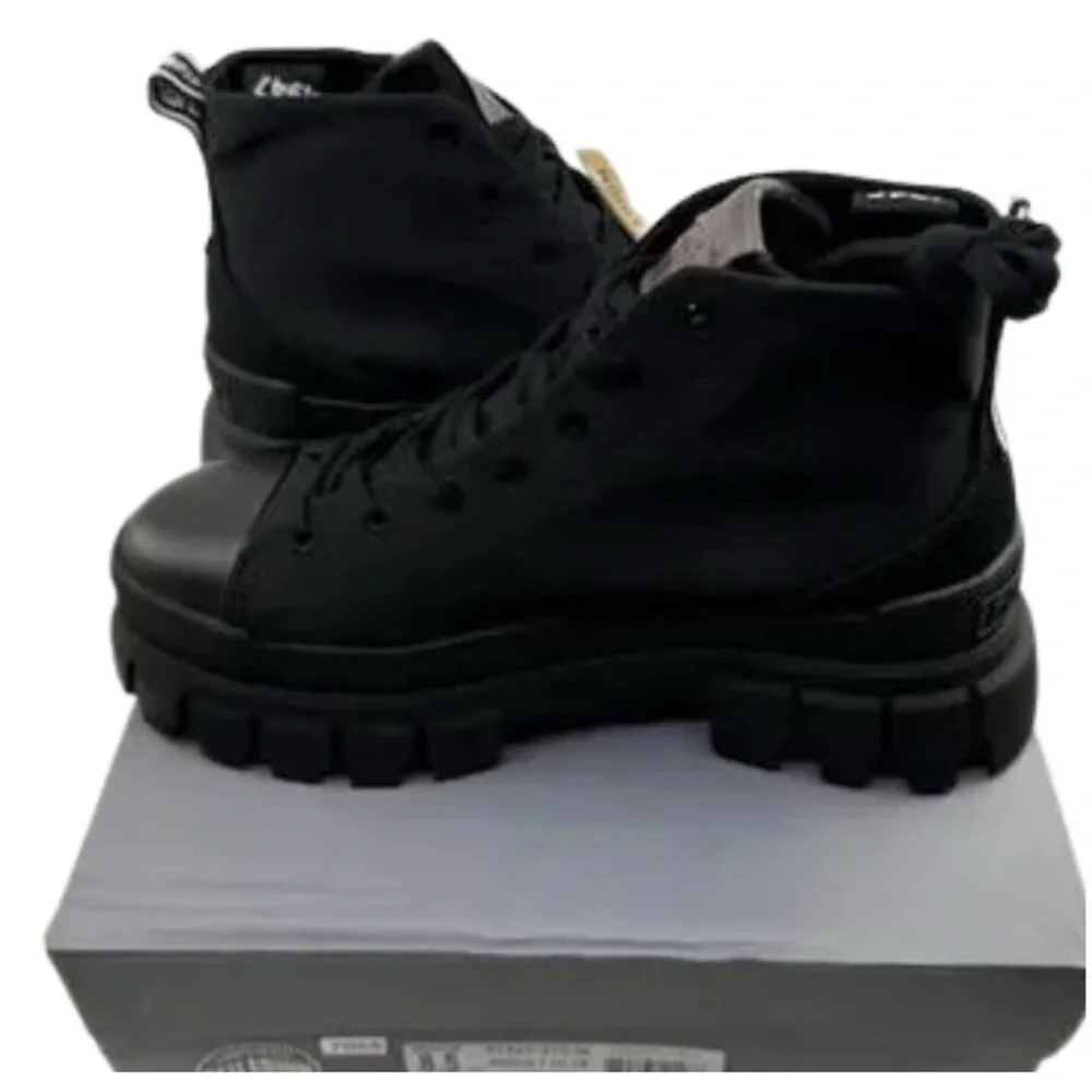 Palladium Women's Black Lace-Up Boots - Picture 2 of 4